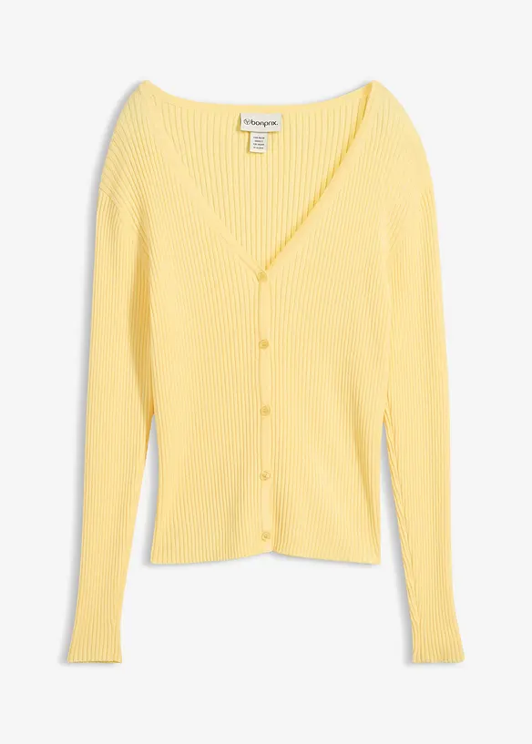 Finstrikket cardin med viskose, bonprix