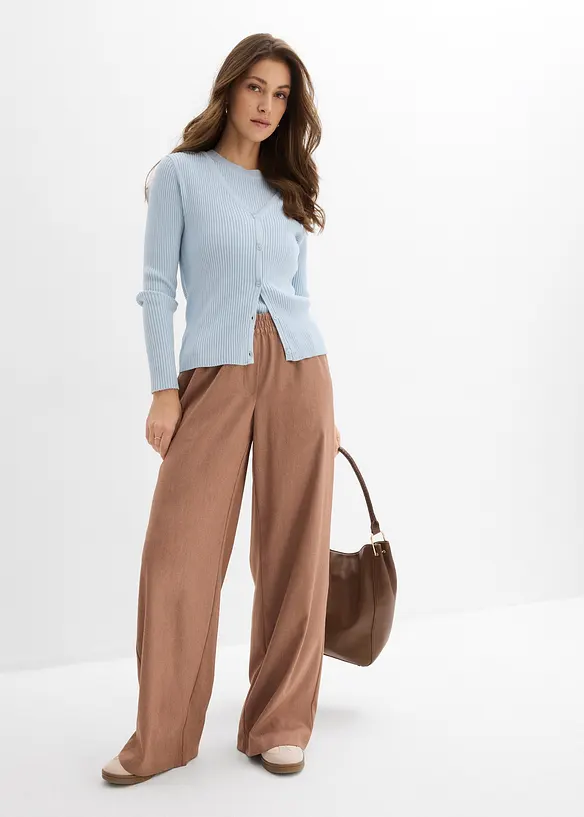 Finstrikket cardin med viskose, bonprix