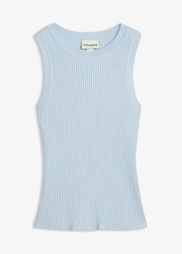 Strikket topp med viskose, bonprix