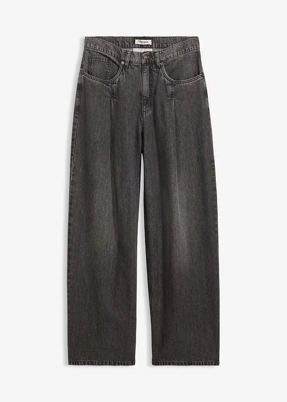 Wide Leg-jeans High Waist, bonprix