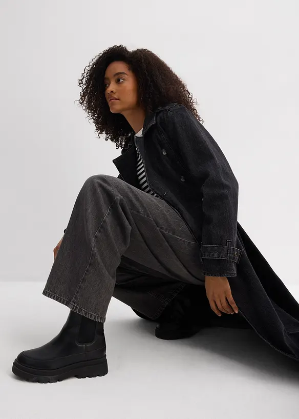 Wide Leg-jeans High Waist, bonprix