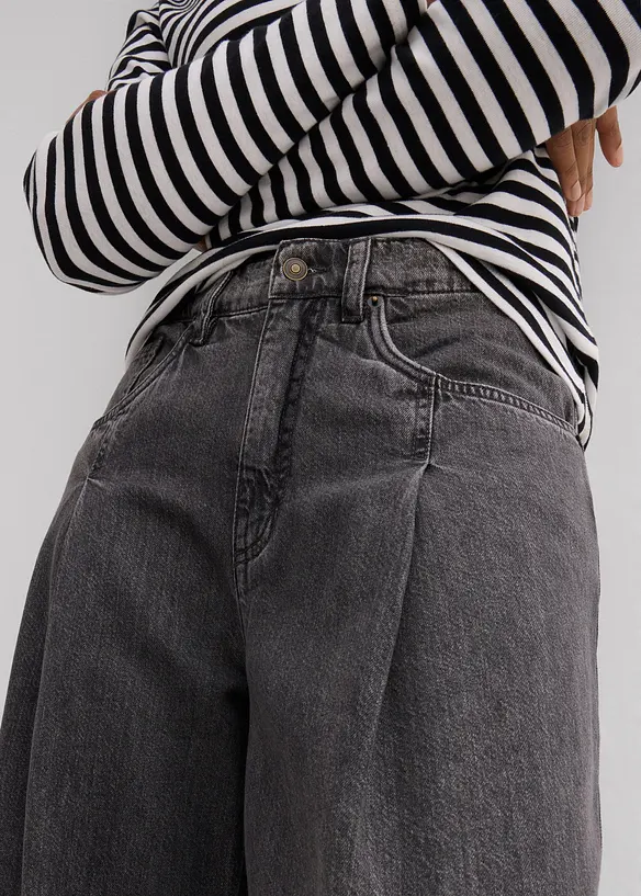 Wide Leg-jeans High Waist, bonprix