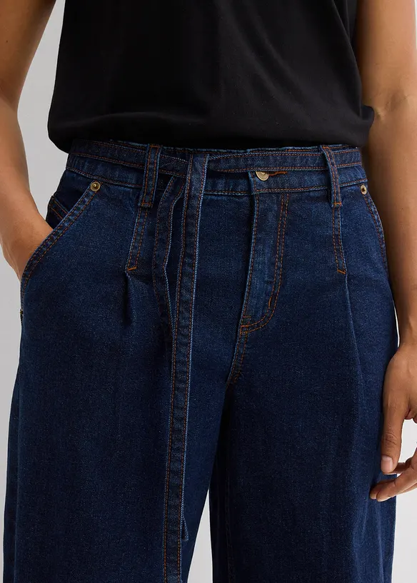 Barrel jeans Mid Waist, bonprix