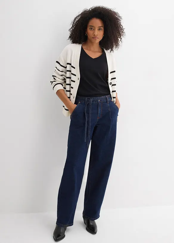 Barrel jeans Mid Waist, bonprix