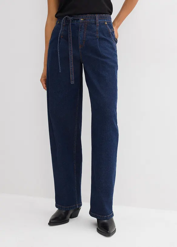 Barrel jeans Mid Waist, bonprix