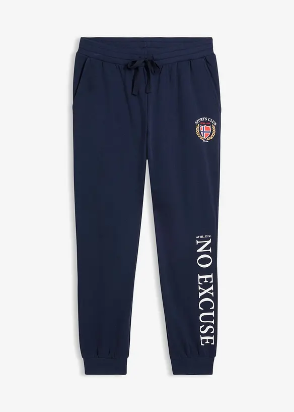 Joggebukse i 100% bomull, bonprix