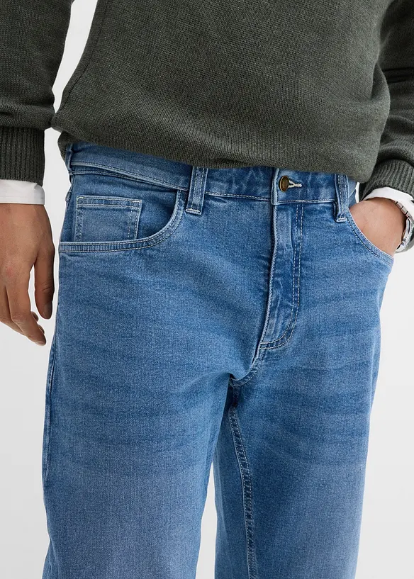 Relaxed Fit-jeans med stretch, Straight, bonprix