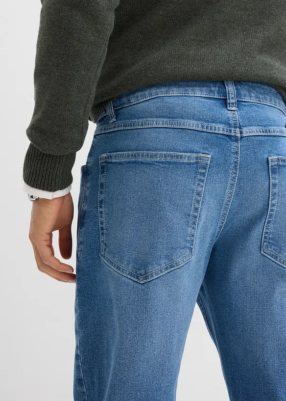 Relaxed Fit-jeans med stretch, Straight, bonprix