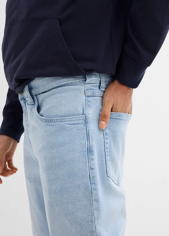 Relaxed Fit-jeans med stretch, Straight, bonprix