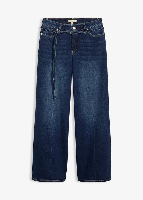 Wide Leg-jeans Mid Waist, bonprix