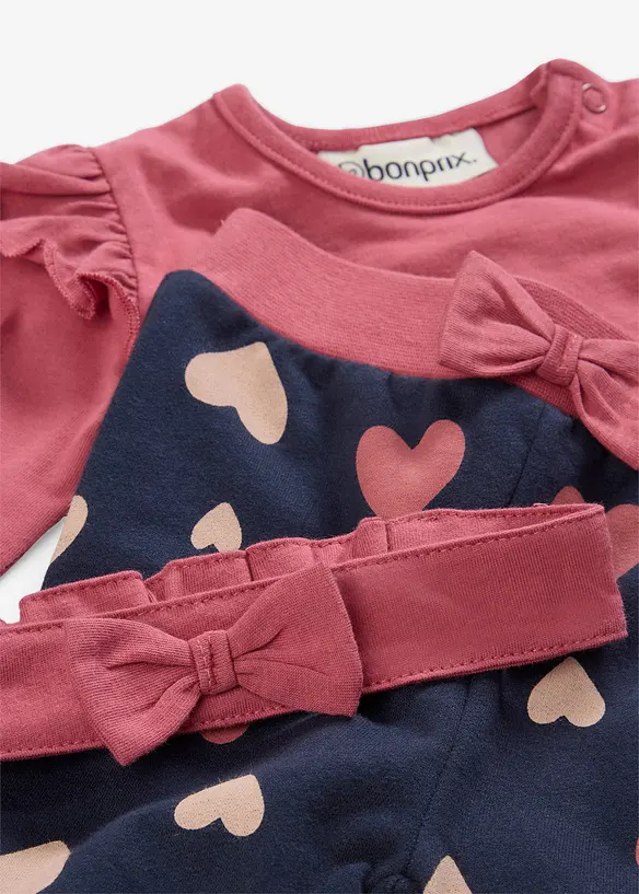 Body, joggebukse og panneb&aring;nd (3-delt sett), bonprix