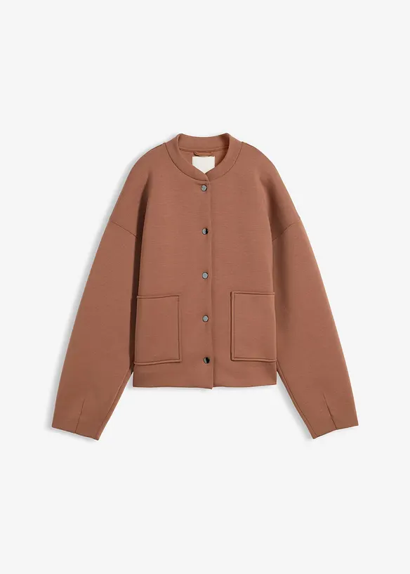 Bomberjakke av behagelig scuba, bonprix