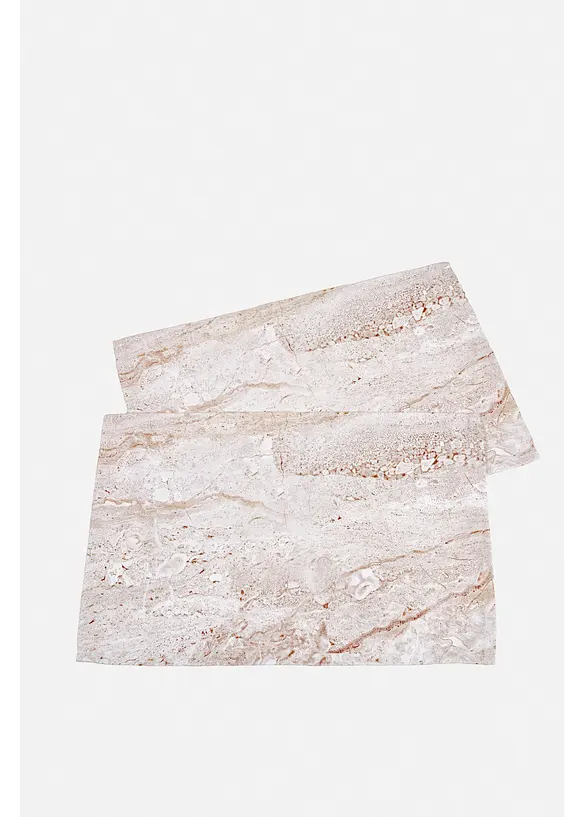 Spisebrikker med marmorm&oslash;nster (2-pack), bonprix