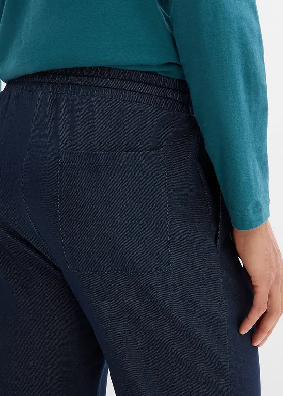 Joggebukse i denimstil, bonprix