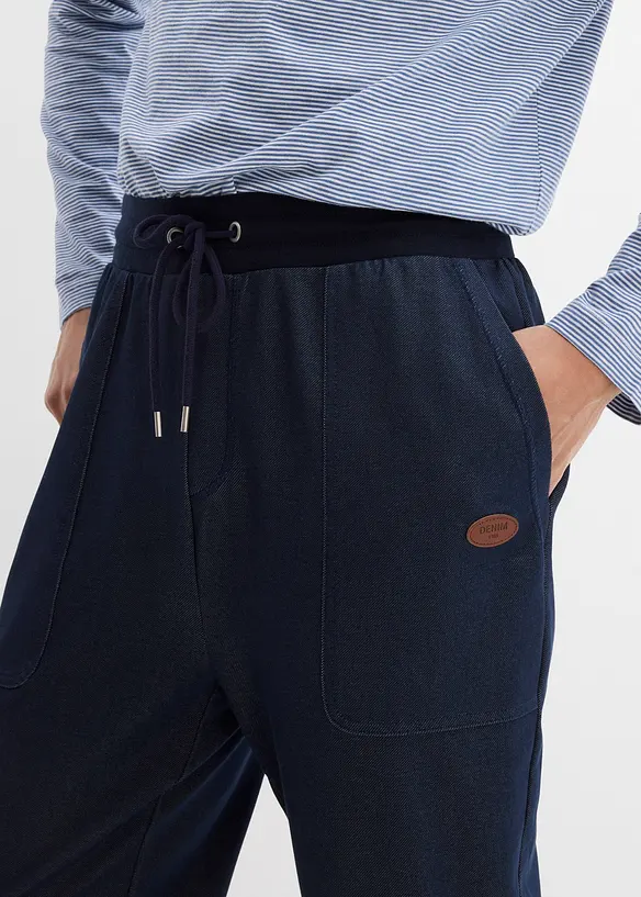 Joggebukse i denimstil, bonprix