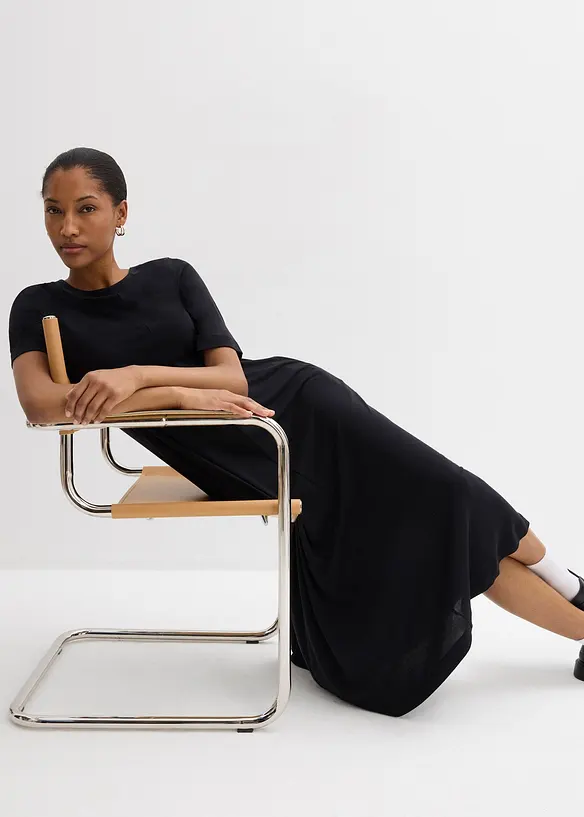 Maxikjole i mykt materiale med modal, bonprix