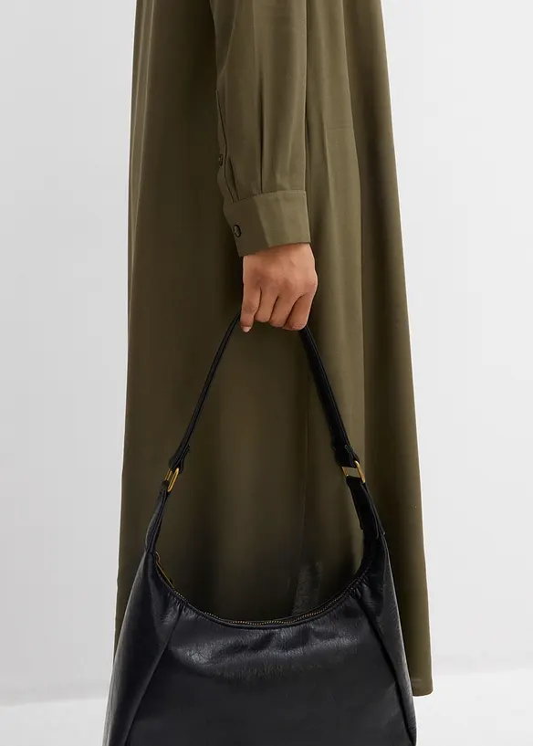 Skjortekjole i fin viskose, bonprix