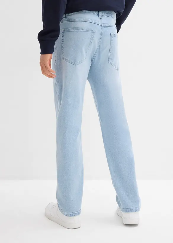 Relaxed Fit-jeans med stretch, Straight, bonprix