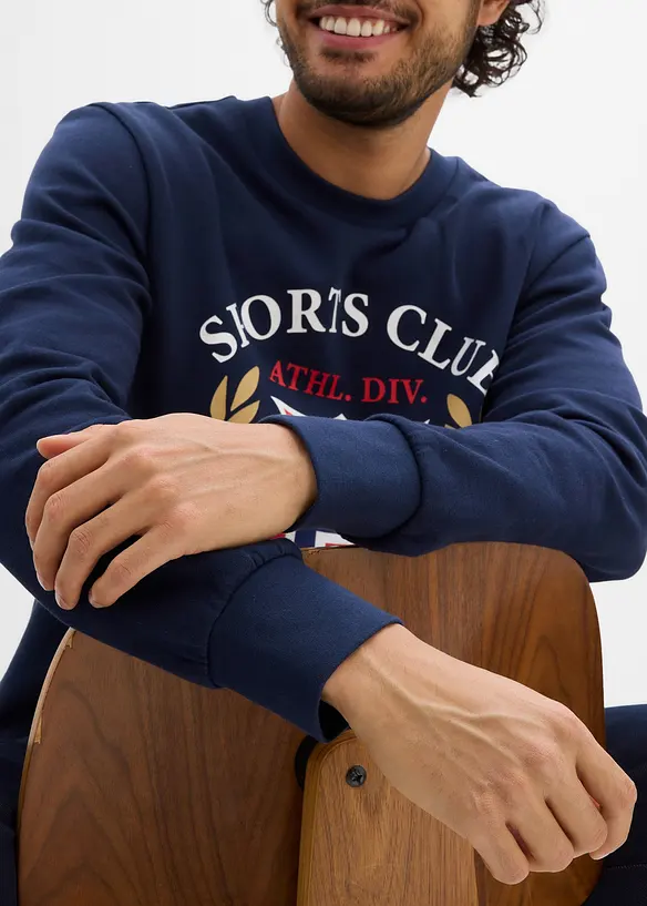 Sweatshirt i 100% bomull, bonprix