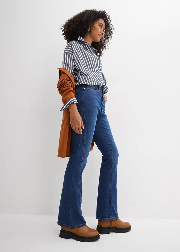 Bootcut-jeans High Waist, bonprix