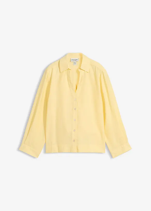 Boxy bluse av viskosemiks, bonprix