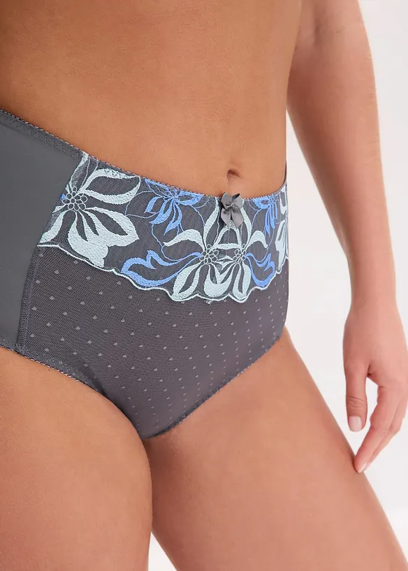 Formende truse med delikat broderi, bonprix
