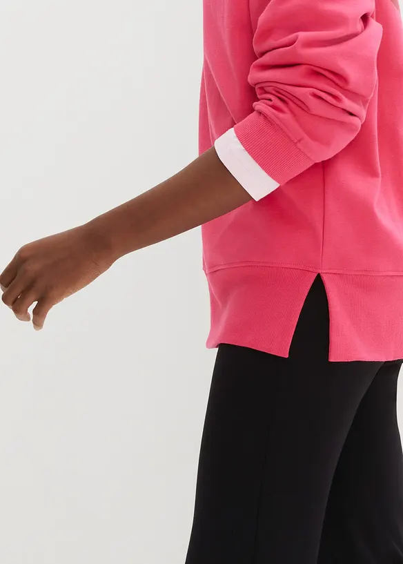 Oversized sweatshirt i &oslash;kologisk bomull, bonprix