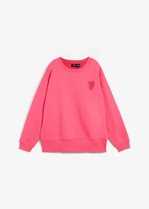 Oversized sweatshirt i &oslash;kologisk bomull, bonprix