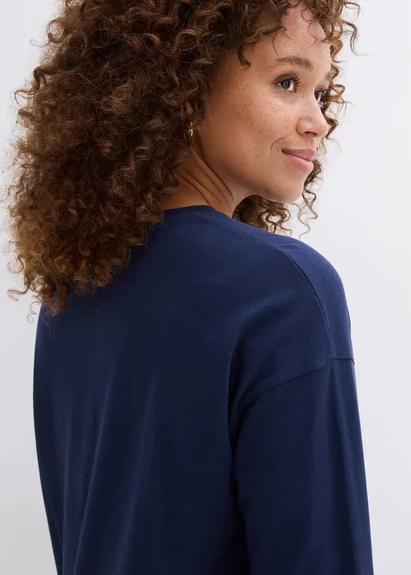 Topp med bluseinnsats, bonprix