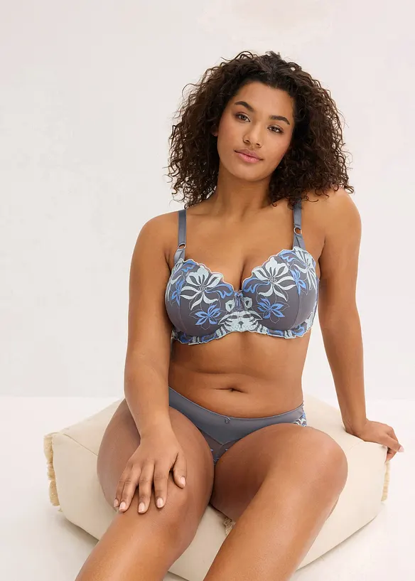 Balconette-BH med nydelig broderi, bonprix