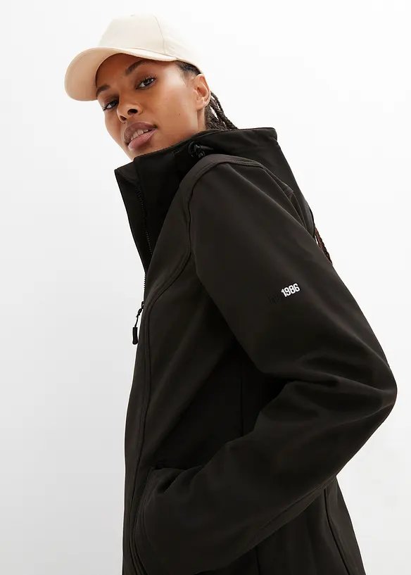 Softshell-parkas, vannavst&oslash;tende, bonprix