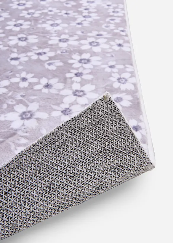 Badematte med blomsterm&oslash;nster, bonprix