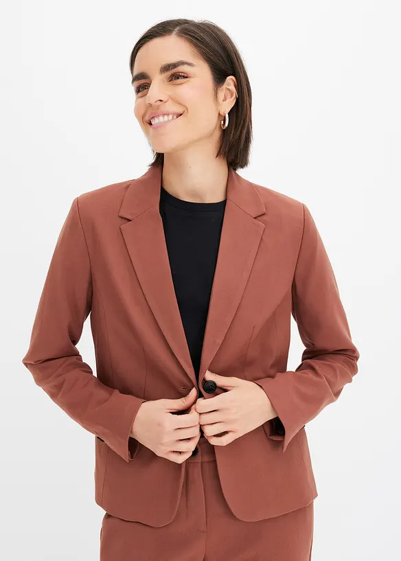 Blazer med passepoilerte lommer, bonprix