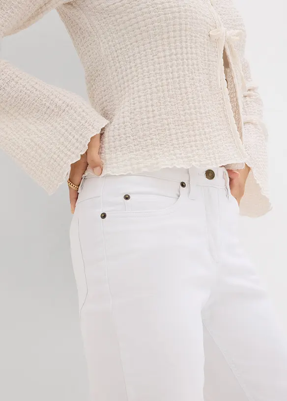 Straight-jeans Mid Waist, Stretch, bonprix