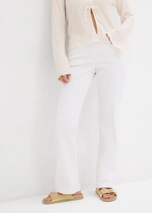 Straight-jeans Mid Waist, Stretch, bonprix