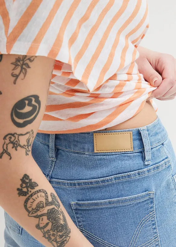 Jeans-bermudashorts Mid Waist, bonprix