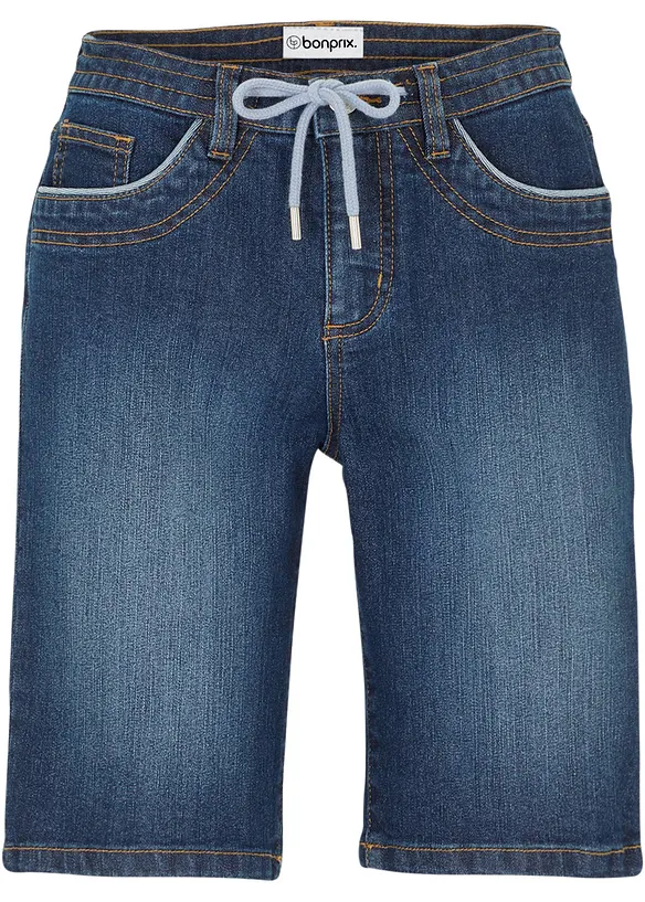 Jeans-bermuda Slim Fit Mid Waist, bonprix