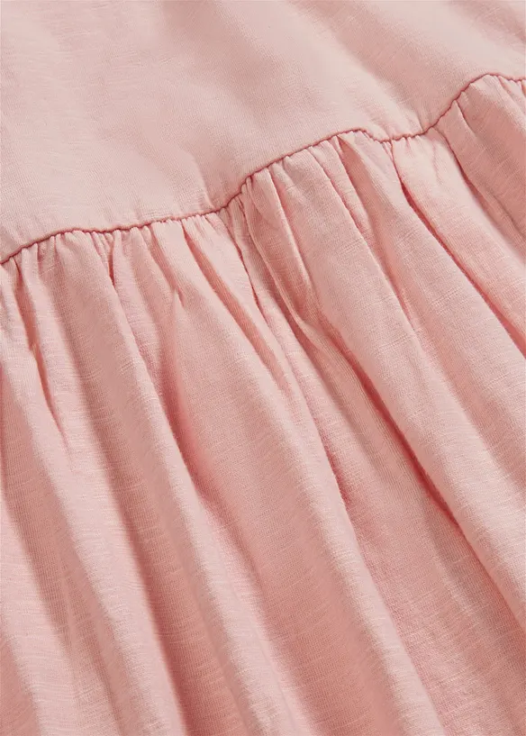 Midikjole i 100% &oslash;kologisk bomull, bonprix