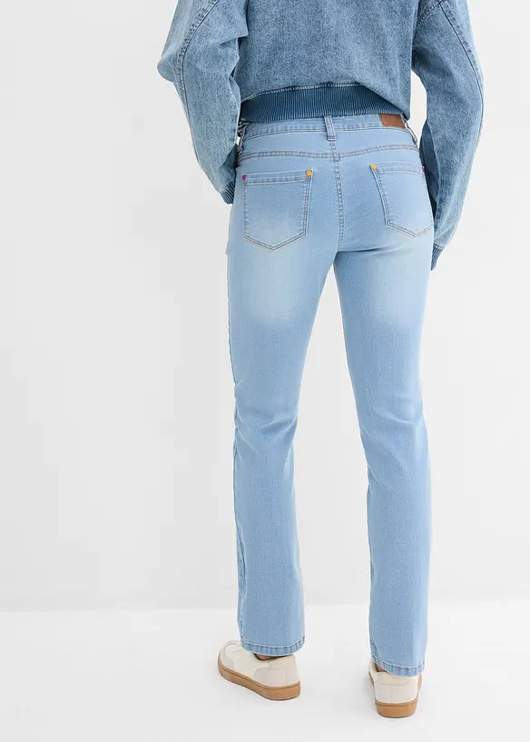 Straight-jeans Mid Waist, Stretch, bonprix