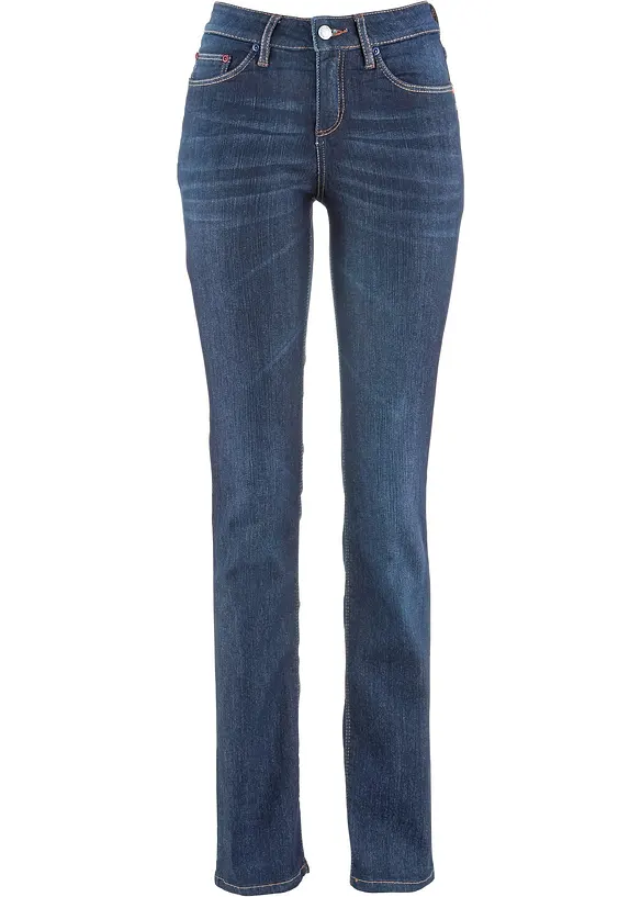Straight-jeans Mid Waist, Stretch, bonprix