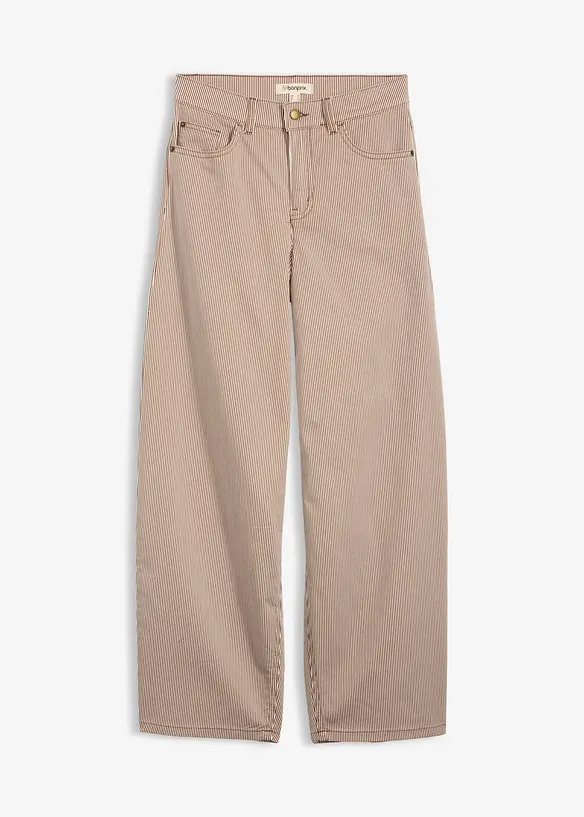 Ballongbukse med stripem&oslash;nster, bonprix