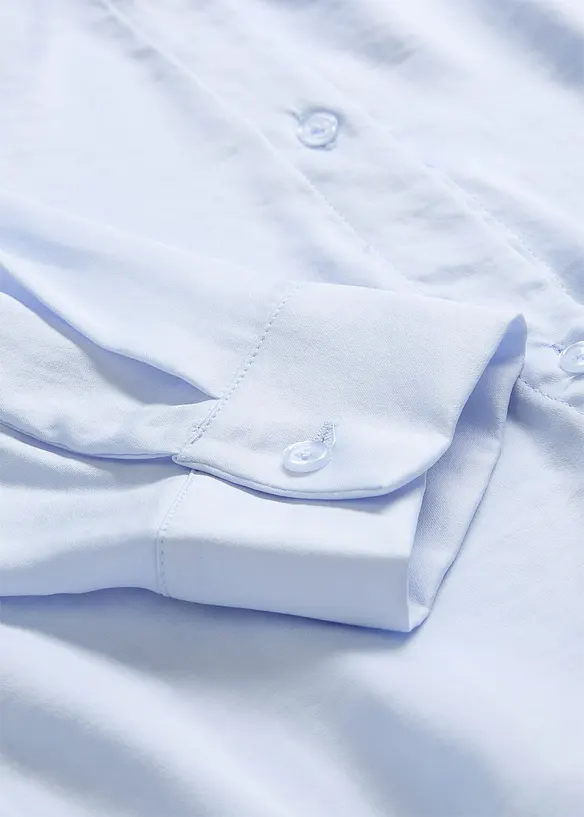 Skjorte i tynn sateng, bonprix