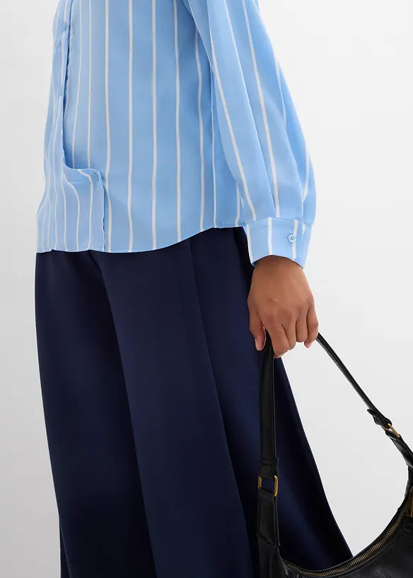 Skjorte i tynn sateng, bonprix