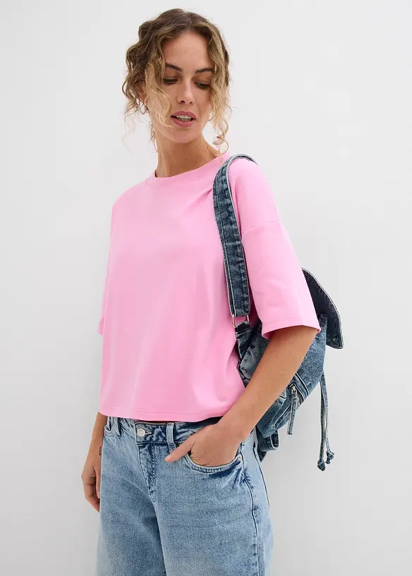 T-skjorte i 100% &oslash;kologisk bomull, bonprix