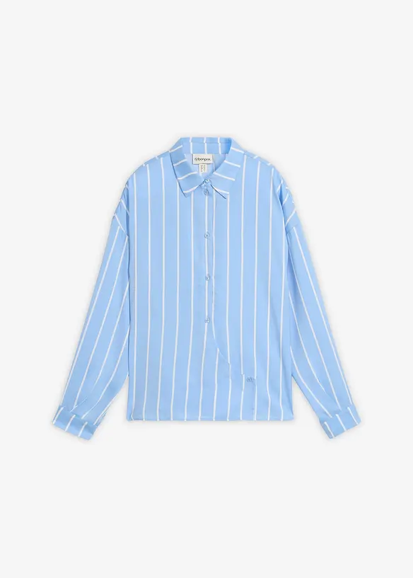 Skjorte i tynn sateng, bonprix