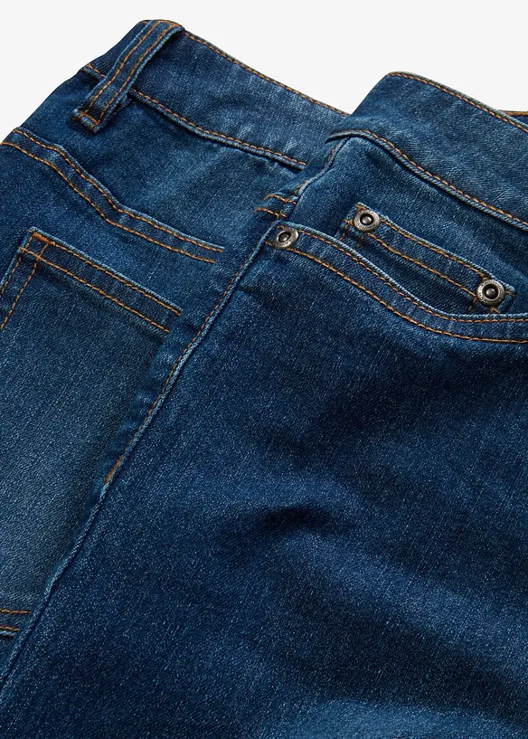 Wide Leg-jeans, Mid Waist, Stretch, bonprix