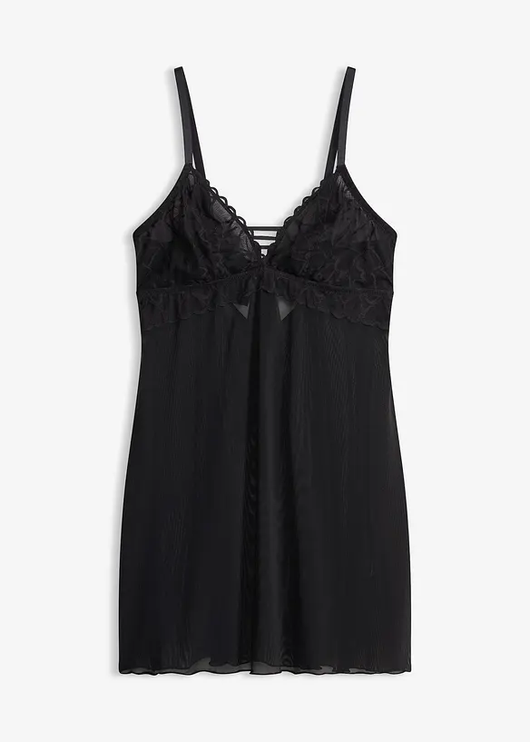 Neglisj&eacute; uten spiler med hjerteblonder, bonprix