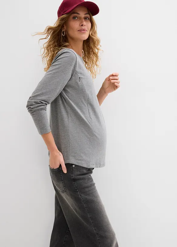 Mammatopper med diskret ammefunksjon og &oslash;kologisk bomull, kommer i 2-pakning, bonprix