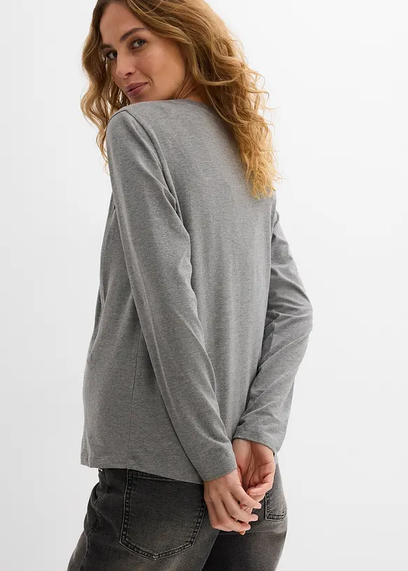 Mammatopper med diskret ammefunksjon og &oslash;kologisk bomull, kommer i 2-pakning, bonprix