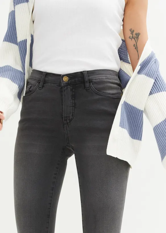 Slim Fit-jeans High Waist, Shaping, bonprix
